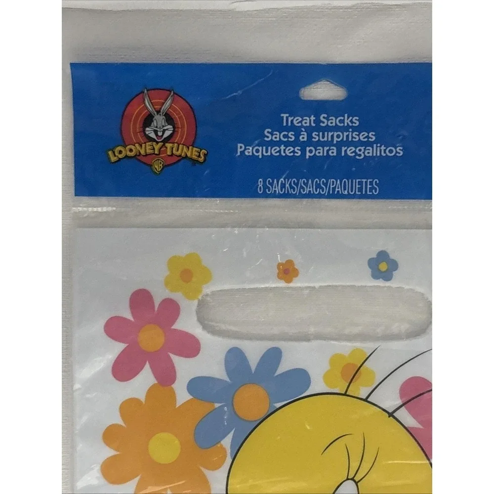 Vintage 1997 Looney Tunes Tweety Bird Treat Sacks Party Favor Bags 8ct‎ Hallmark